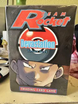 Pokemon Team Rocket Devastation Theme Deck Wizards Of The Coast WOTC Open Box NM - Image 1