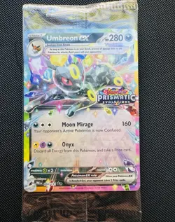 Pokemon Umbreon EX 060/131 Prismatic Evolutions Stamp Promo Sealed - Image 1