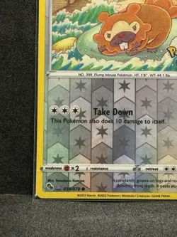 DITTO Bidoof 059/078 Pokemon GO Reverse Holo 70 HP Komiya - Image 3