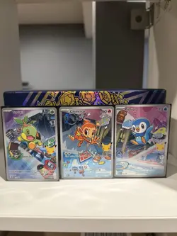 Pokemon TCG First Partner Illustration Collection Series 1 Gen 4 Starters - Image 1