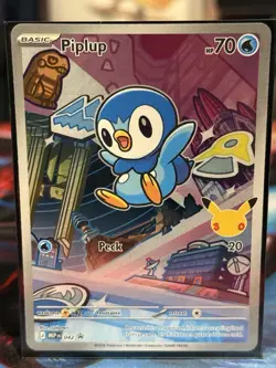 Pokemon TCG First Partner Illustration Collection Series 1 Gen 4 Starters - Image 2
