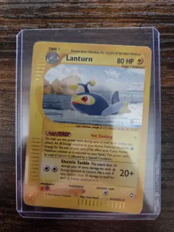 Pokemon Lanturn Nintendo Holo H15/H32 80 HP Stage 1 2002 English - Image 1