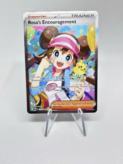 Pokemon Rosa's Encouragement 123/088 Full Art Perfect Order SIR - Image 1