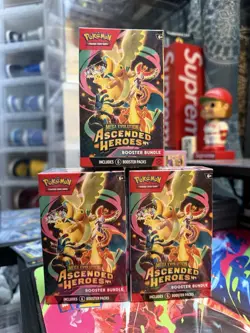 Pokemon TCG Ascended Heroes Booster Bundle Factory Sealed New 3x - Image 1