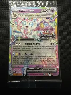 Pokemon Sylveon EX 041/131 Prismatic Evolutions Stamp Promo Sealed - Near Mint - Image 1