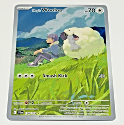Pokemon Hop's Wooloo 170/159 FULL ART Journey Together Holo NM - Image 1