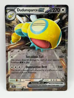 Dudunsparce ex 121/159 Journey Together NM Double Rare Holo Pokemon TCG - Image 1