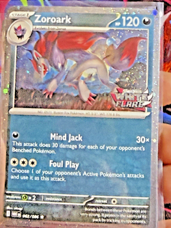Pokemon Zoroark 062/086 White Flare STAMPED Galaxy Holo Lot of 2 - Near Mint - Image 3