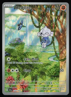2024 SCARLET & VIOLET SERIES - STELLAR CROWN MEDITITE ILLUSTRATION RARE #153 - Image 1