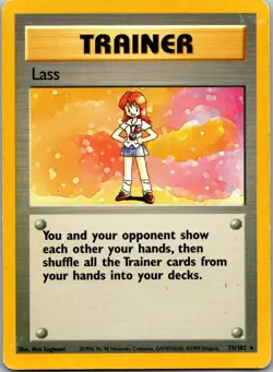 Lass 104/130 - Base Set 2 Pokemon TCG MP - Image 1