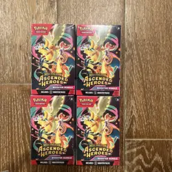 Pokemon TCG Ascended Heroes Booster Bundle - Lot of X4 New/Sealed READY TO SHIP - Image 1