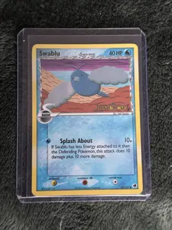 Swablu 65/101 EX Dragon Frontiers Holo 2006 Delta Species Stamped Pokemon TCG LP - Image 1