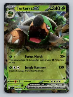 Pokemon SV05: Temporal Forces #012/162 Torterra ex - Image 1