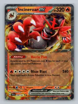Pokemon SV05: Temporal Forces #034/162 Incineroar ex - Image 1