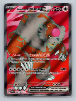 Pokemon SV06: Twilight Masquerade #202/167 Bloodmoon Ursaluna ex - Image 1