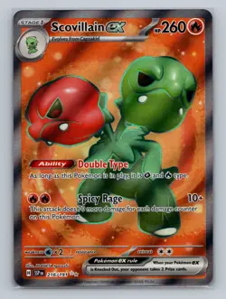 Pokemon SV08: Surging Sparks #216/191 Scovillain ex - Image 1