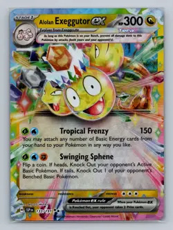 Pokemon SV08: Surging Sparks #133/191 Alolan Exeggutor ex - Image 1