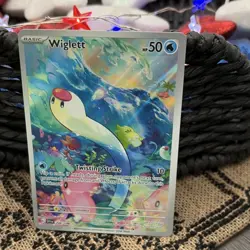 Pokemon Wiglett Illustration Rare Full Art Holo 206/198 SV01 Scarlet & Violet - Image 1