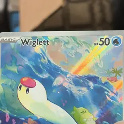Pokemon Wiglett Illustration Rare Full Art Holo 206/198 SV01 Scarlet & Violet - Image 5