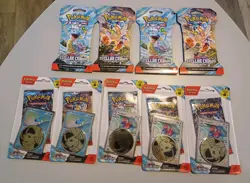 Pokemon TCG Stellar Crown x5 1 Pack Blisters & x4 Sleeved Boosters New & Sealed - Image 1