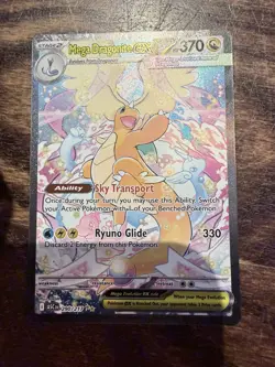 Mega Dragonite EX 290/217 SIR Pokemon Ascended Heroes small ding - Image 1