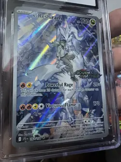 Pokemon TCG N's Reshiram 167/159 Journey Together Stamped CGC Gem Mint 10 - Image 2