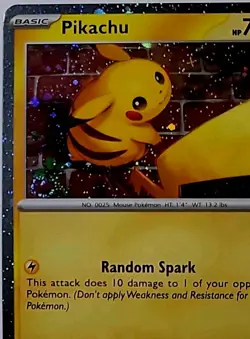 Fart Swirl 🌀 Pikachu 051/162 Cosmos Holo Rare Pokemon Day Promo 2026 TCG - Image 1