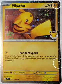 Fart Swirl 🌀 Pikachu 051/162 Cosmos Holo Rare Pokemon Day Promo 2026 TCG - Image 3
