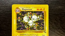 POKEMON TCG - ENGLISH FOSSIL SET MAGNETON 26/62 NON HOLO RARE LP MP - Image 2