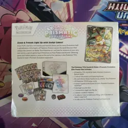Pokemon TCG Prismatic Evolutions Elite Trainer Box Damaged - Image 3