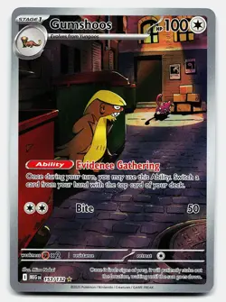 GUMSHOOS MEGA EVOLUTION 153/132 NM ILLUSTRATION RARE POKEMON - Image 2