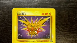 POKEMON TCG - ENGLISH FOSSIL SET ZAPDOS 30/62 NON HOLO RARE LP MP #2 - Image 2