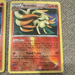 Pokemon TCG Lot of 2: Ninetales 19/124 Dragons Exalted Regular & Holo - Image 3