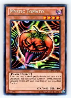 Yugioh Mystic Tomato LCYW-EN239 Secret Rare - NM 💎 - Image 1