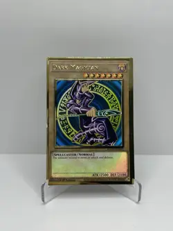 Dark Magician - MAGO-EN002 - Premium Gold Rare - 1st Edition - LP - Image 1