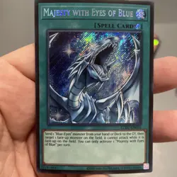 Majesty with Eyes of Blue LCKC-EN031 SECRET RARE Unlimited NM! +Bonus FREE SHIP! - Image 1