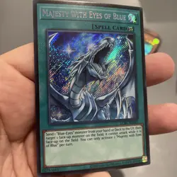 Majesty with Eyes of Blue LCKC-EN031 SECRET RARE Unlimited NM! +Bonus FREE SHIP! - Image 2