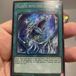 Majesty with Eyes of Blue LCKC-EN031 SECRET RARE Unlimited NM! +Bonus FREE SHIP! - Image 3