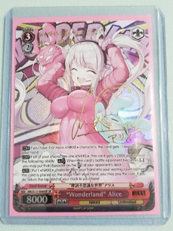 Weiss Schwarz - "Wonderland" Alice (SP) - GODDESS OF VICTORY: NIKKE (NIK) - ENG - Image 1