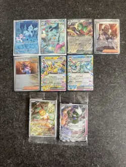 Pokemon TCG Card Lot Of 9 Cards White Flare Prismatic Frillish Dewott Promos - Image 1