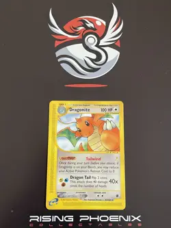 Rising Phoenix Pokemon - Dragonite 43/165 Expedition Excellent+ Eng #2402 - Image 1