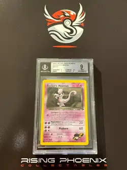 Rising Phoenix Pokemon - Rocket's Mewtwo 14/132 BGS9 Mint Gym Challenge #2491 - Image 1