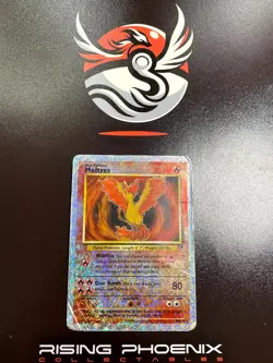 Rising Phoenix Pokemon - Moltres 30/110 Holo Reverse Legendary Poor Eng #2576 - Image 1