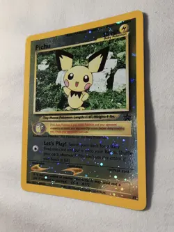 Pokemon TCG Pichu Black Star Promos Holo Card 35 Vintage Wotc - Image 2