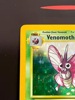 Rising Phoenix Pokemon Venomoth 13/64 Jungle No Symbol Error Holo Good Eng #2610 - Image 2