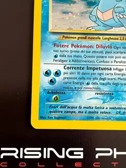 Rising Phoenix Pokemon - Feraligatr 5/111 Neo Genesis Holo Good Ita #2614 - Image 4