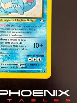 Rising Phoenix Pokemon - Feraligatr 5/111 Neo Genesis Holo Good Ita #2614 - Image 5