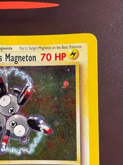 Rising Phoenix Pokemon - Lt. Surge's Magneton 8/132 Gym Holo Poor Ink Eng #2309 - Image 3