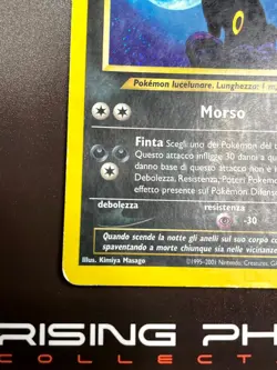 Rising Phoenix Pokemon - Umbreon 13/75 Neo Discovery Holo Played Ita #2587 - Image 4