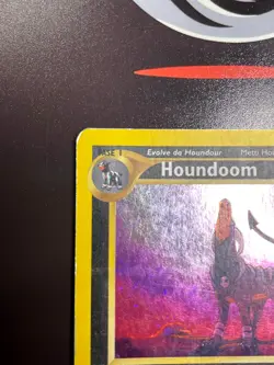 Rising Phoenix Pokemon - Houndoom 8/64 Neo Revelation Holo Rare Poor Ita #2589 - Image 2